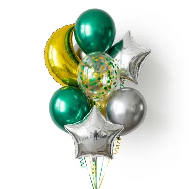 Emerald Glow Balloons